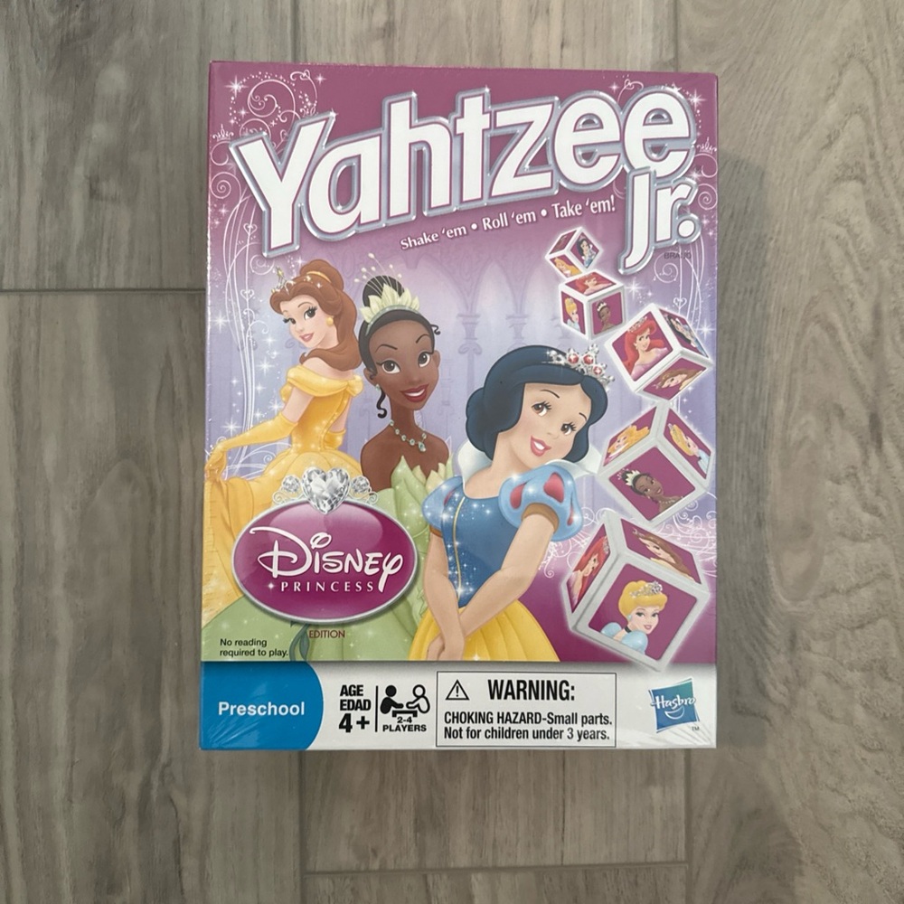 Disney Princess Yahtzee Jr. Board Game - Pink & Purple